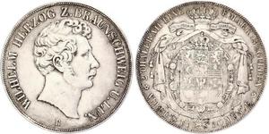 2 Thaler Herzogtum Braunschweig (1815 - 1918) Silber Wilhelm (Braunschweig)