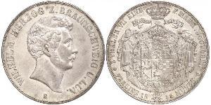 2 Thaler Herzogtum Braunschweig (1815 - 1918) Silber Wilhelm (Braunschweig)