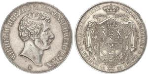 2 Thaler Herzogtum Braunschweig (1815 - 1918) Silber Wilhelm (Braunschweig)