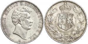 2 Thaler Herzogtum Braunschweig (1815 - 1918) Silber Wilhelm (Braunschweig)