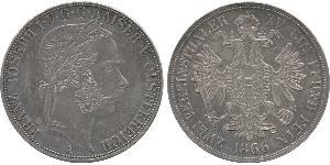 2 Thaler Kaisertum Österreich (1804-1867) Silber Franz Joseph I (1830 - 1916)
