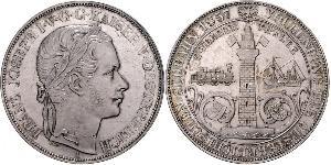 2 Thaler Kaisertum Österreich (1804-1867) Silber Franz Joseph I (1830 - 1916)