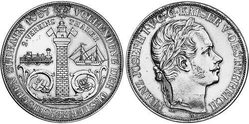 2 Thaler Kaisertum Österreich (1804-1867) Silber 