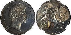 2 Thaler Königreich Bayern (1806 - 1918) Silber Ludwig I. (Bayern)(1786 – 1868)