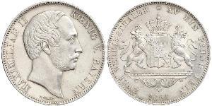 2 Thaler Königreich Bayern (1806 - 1918) Silber Maximilian II. Joseph (Bayern)(1811 - 1864)