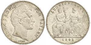 2 Thaler Königreich Bayern (1806 - 1918) Silber Ludwig I. (Bayern)(1786 – 1868)