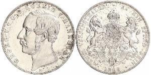2 Thaler Königreich Hannover (1814 - 1866) Silber Georg V. (Hannover) (1819 - 1878)