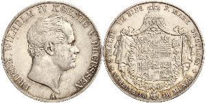 2 Thaler Königreich Preußen (1701-1918) Silber Friedrich Wilhelm IV. (1795 - 1861)