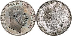 2 Thaler Königreich Preußen (1701-1918) Silber Wilhelm I, German Emperor (1797-1888)