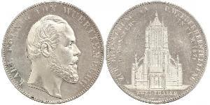 2 Thaler Königreich Württemberg (1806-1918) Silber Karl (Württemberg)