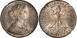 2 Thaler States of Germany Silber 