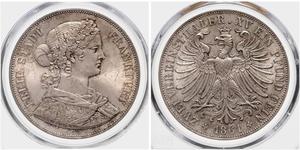 2 Thaler States of Germany Silber 