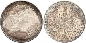 2 Thaler States of Germany Silber 