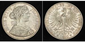 2 Thaler States of Germany Silber 