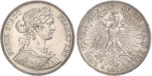 2 Thaler States of Germany Silber 