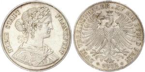 2 Thaler States of Germany Silber 