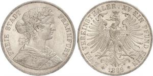 2 Thaler States of Germany Silber 