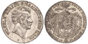 2 Thaler Duchy of Brunswick (1815 - 1918) Silver William, Duke of Brunswick