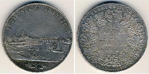 2 Thaler Free City of Frankfurt Silver 