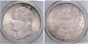 2 Thaler Grand Duchy of Hesse (1806 - 1918) Silver Louis II, Grand Duke of Hesse