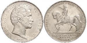 2 Thaler Kingdom of Bavaria (1806 - 1918) Silver Ludwig I of Bavaria (1786 – 1868)