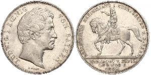 2 Thaler Kingdom of Bavaria (1806 - 1918) Silver Ludwig I of Bavaria (1786 – 1868)