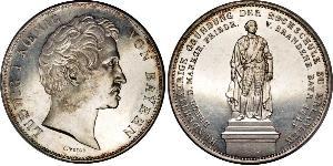 2 Thaler Kingdom of Bavaria (1806 - 1918) Silver Ludwig I of Bavaria (1786 – 1868)