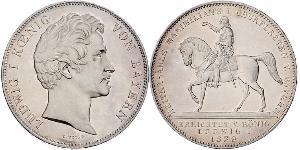 2 Thaler Kingdom of Bavaria (1806 - 1918) Silver Ludwig I of Bavaria (1786 – 1868)