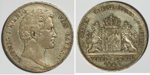 2 Thaler Kingdom of Bavaria (1806 - 1918) Silver Ludwig I of Bavaria (1786 – 1868)