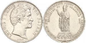 2 Thaler Kingdom of Bavaria (1806 - 1918) Silver Ludwig I of Bavaria (1786 – 1868)