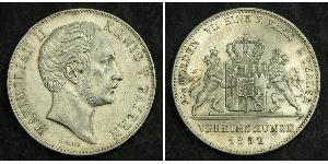 2 Thaler Kingdom of Bavaria (1806 - 1918) Silver Maximilian II of Bavaria (1811 - 1864)