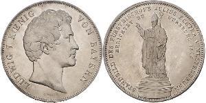 2 Thaler Kingdom of Bavaria (1806 - 1918) Silver Ludwig I of Bavaria (1786 – 1868)