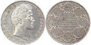 2 Thaler Kingdom of Bavaria (1806 - 1918) Silver Ludwig I of Bavaria (1786 – 1868)