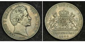 2 Thaler Kingdom of Bavaria (1806 - 1918) Silver Ludwig I of Bavaria (1786 – 1868)
