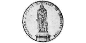 2 Thaler Kingdom of Bavaria (1806 - 1918) Silver Ludwig I of Bavaria (1786 – 1868)