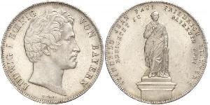 2 Thaler Kingdom of Bavaria (1806 - 1918) Silver Ludwig I of Bavaria (1786 – 1868)