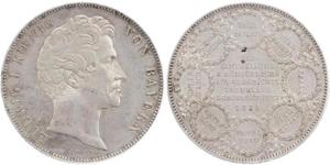 2 Thaler Kingdom of Bavaria (1806 - 1918) Silver Ludwig I of Bavaria (1786 – 1868)
