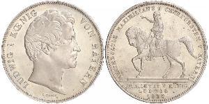 2 Thaler Kingdom of Bavaria (1806 - 1918) Silver Ludwig I of Bavaria (1786 – 1868)