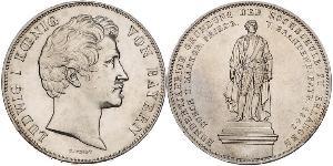 2 Thaler Kingdom of Bavaria (1806 - 1918) Silver Ludwig I of Bavaria (1786 – 1868)