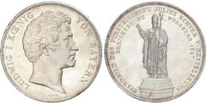 2 Thaler Kingdom of Bavaria (1806 - 1918) Silver Ludwig I of Bavaria (1786 – 1868)