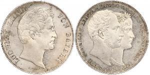 2 Thaler Kingdom of Bavaria (1806 - 1918) Silver Ludwig I of Bavaria (1786 – 1868)