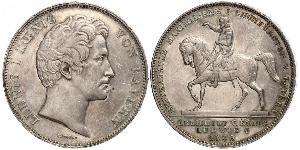 2 Thaler Kingdom of Bavaria (1806 - 1918) Silver Ludwig I of Bavaria (1786 – 1868)