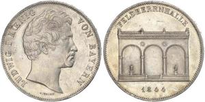 2 Thaler Kingdom of Bavaria (1806 - 1918) Silver Ludwig I of Bavaria (1786 – 1868)