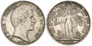 2 Thaler Kingdom of Bavaria (1806 - 1918) Silver Ludwig I of Bavaria (1786 – 1868)