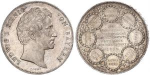 2 Thaler Kingdom of Bavaria (1806 - 1918) Silver Ludwig I of Bavaria (1786 – 1868)
