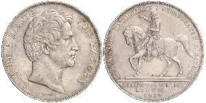 2 Thaler Kingdom of Bavaria (1806 - 1918) Silver Ludwig I of Bavaria (1786 – 1868)