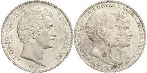 2 Thaler Kingdom of Bavaria (1806 - 1918) Silver Ludwig I of Bavaria (1786 – 1868)
