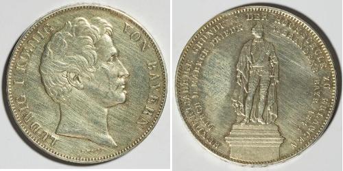2 Thaler Kingdom of Bavaria (1806 - 1918) Silver Ludwig I of Bavaria (1786 – 1868)