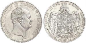 2 Thaler Kingdom of Prussia (1701-1918) Silver Frederick William IV of Prussia (1795 - 1861)