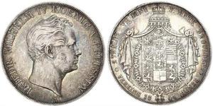 2 Thaler Kingdom of Prussia (1701-1918) Silver Frederick William IV of Prussia (1795 - 1861)